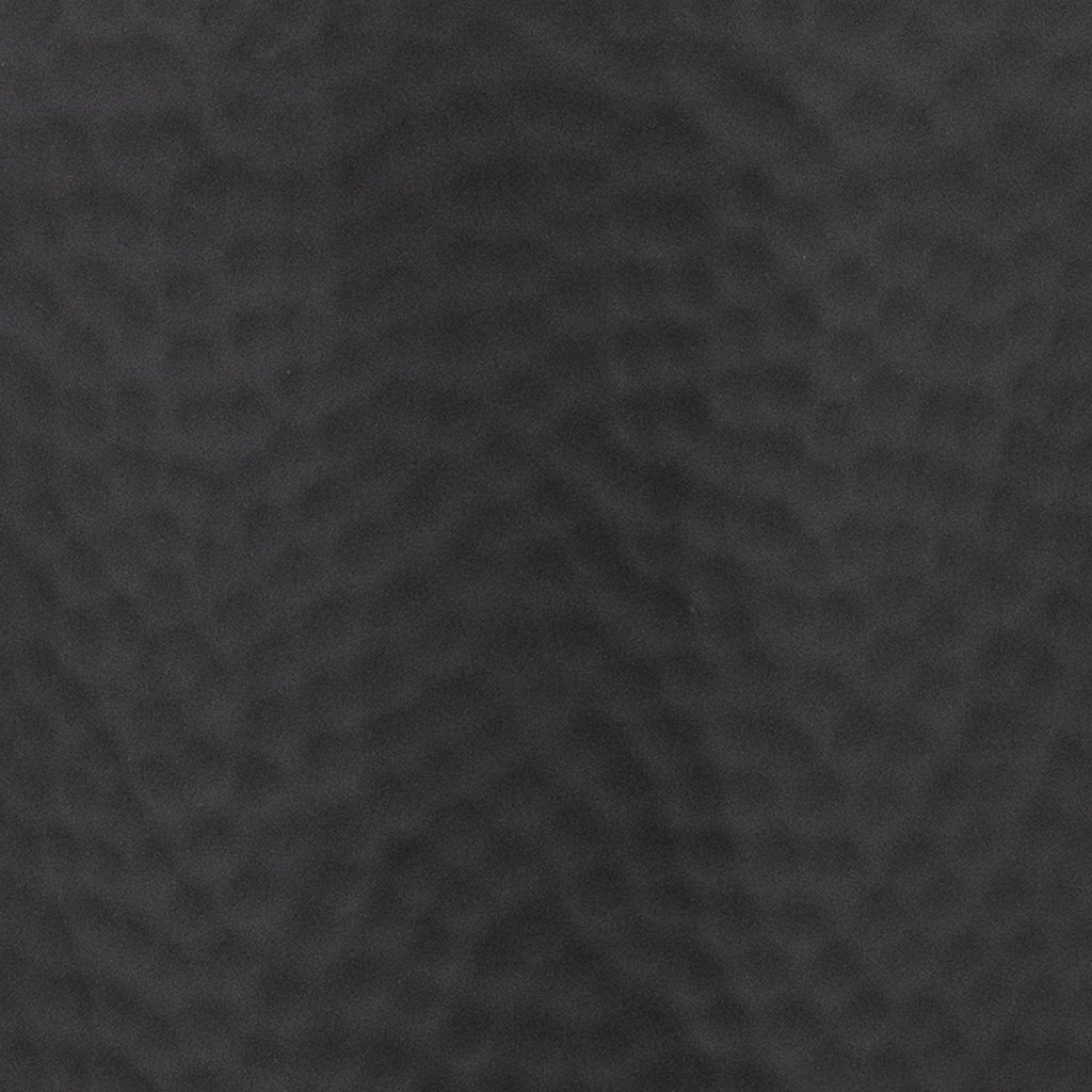 Matt Black Hammered Vase With Lid