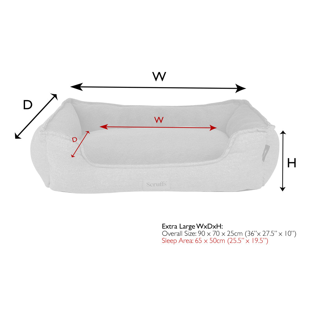 Harvard Memory Foam Orthopaedic Dog Box Bed
